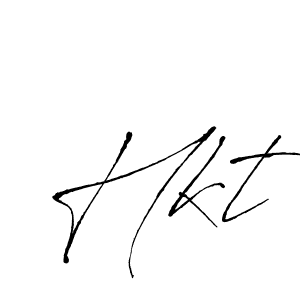 Create a beautiful signature design for name Hkt. With this signature (Antro_Vectra) fonts, you can make a handwritten signature for free. Hkt signature style 6 images and pictures png
