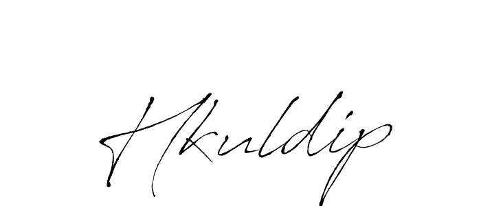 Antro_Vectra is a professional signature style that is perfect for those who want to add a touch of class to their signature. It is also a great choice for those who want to make their signature more unique. Get Hkuldip name to fancy signature for free. Hkuldip signature style 6 images and pictures png