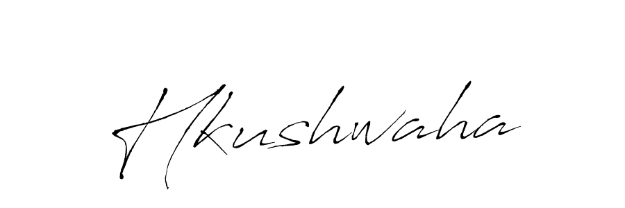 Also we have Hkushwaha name is the best signature style. Create professional handwritten signature collection using Antro_Vectra autograph style. Hkushwaha signature style 6 images and pictures png