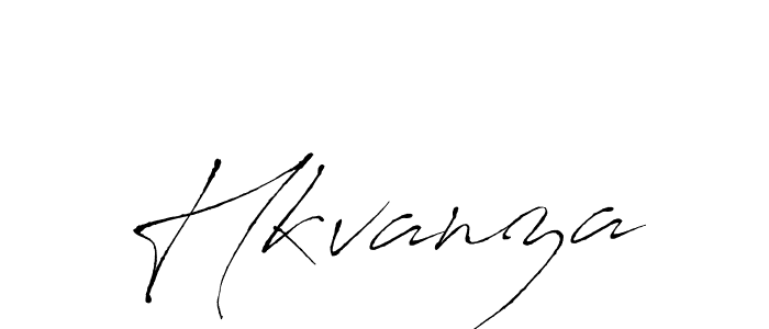 Use a signature maker to create a handwritten signature online. With this signature software, you can design (Antro_Vectra) your own signature for name Hkvanza. Hkvanza signature style 6 images and pictures png