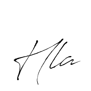 if you are searching for the best signature style for your name Hla. so please give up your signature search. here we have designed multiple signature styles  using Antro_Vectra. Hla signature style 6 images and pictures png