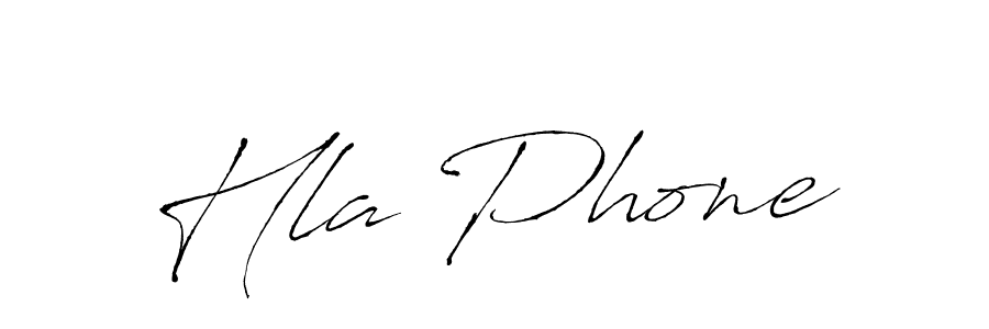 Also You can easily find your signature by using the search form. We will create Hla Phone name handwritten signature images for you free of cost using Antro_Vectra sign style. Hla Phone signature style 6 images and pictures png