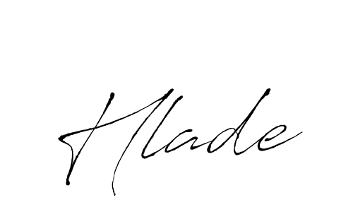 Design your own signature with our free online signature maker. With this signature software, you can create a handwritten (Antro_Vectra) signature for name Hlade. Hlade signature style 6 images and pictures png