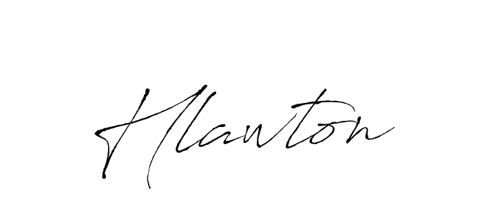 Create a beautiful signature design for name Hlawton. With this signature (Antro_Vectra) fonts, you can make a handwritten signature for free. Hlawton signature style 6 images and pictures png