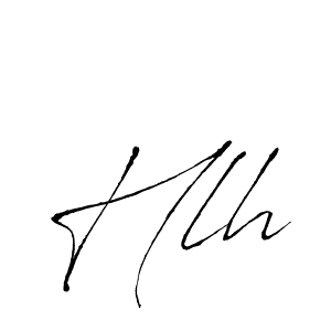 Use a signature maker to create a handwritten signature online. With this signature software, you can design (Antro_Vectra) your own signature for name Hlh. Hlh signature style 6 images and pictures png