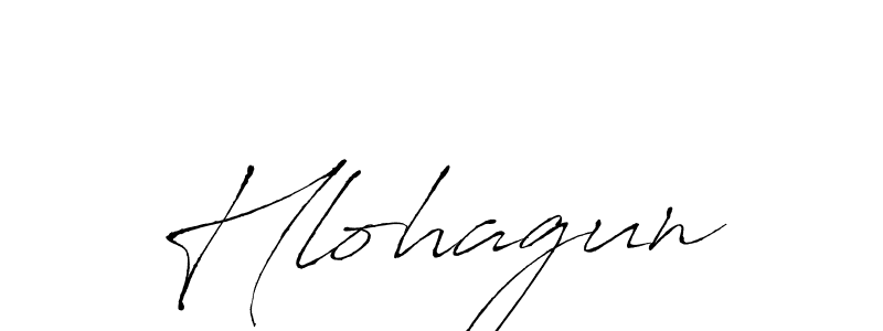 Make a beautiful signature design for name Hlohagun. With this signature (Antro_Vectra) style, you can create a handwritten signature for free. Hlohagun signature style 6 images and pictures png