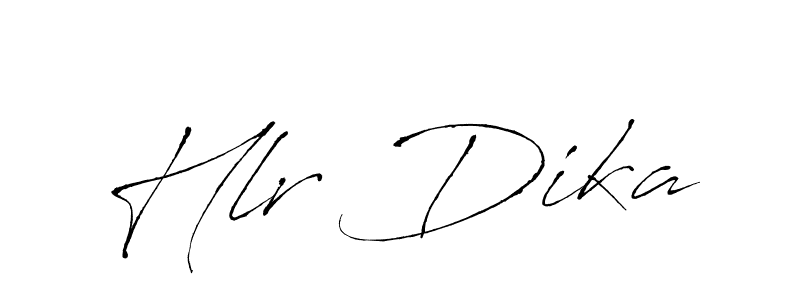 You should practise on your own different ways (Antro_Vectra) to write your name (Hlr Dika) in signature. don't let someone else do it for you. Hlr Dika signature style 6 images and pictures png