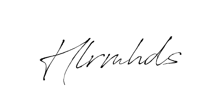 The best way (Antro_Vectra) to make a short signature is to pick only two or three words in your name. The name Hlrmhds include a total of six letters. For converting this name. Hlrmhds signature style 6 images and pictures png