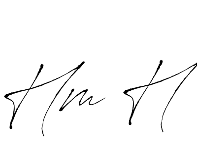 This is the best signature style for the Hm H name. Also you like these signature font (Antro_Vectra). Mix name signature. Hm H signature style 6 images and pictures png