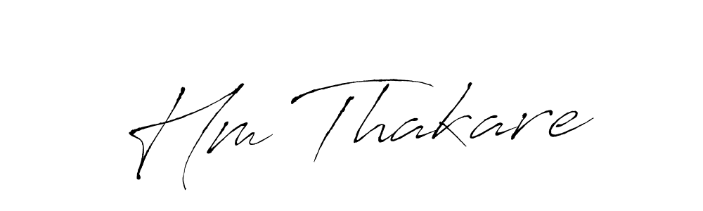 It looks lik you need a new signature style for name Hm Thakare. Design unique handwritten (Antro_Vectra) signature with our free signature maker in just a few clicks. Hm Thakare signature style 6 images and pictures png