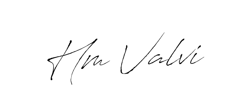 Make a beautiful signature design for name Hm Valvi. Use this online signature maker to create a handwritten signature for free. Hm Valvi signature style 6 images and pictures png