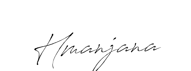 Create a beautiful signature design for name Hmanjana. With this signature (Antro_Vectra) fonts, you can make a handwritten signature for free. Hmanjana signature style 6 images and pictures png