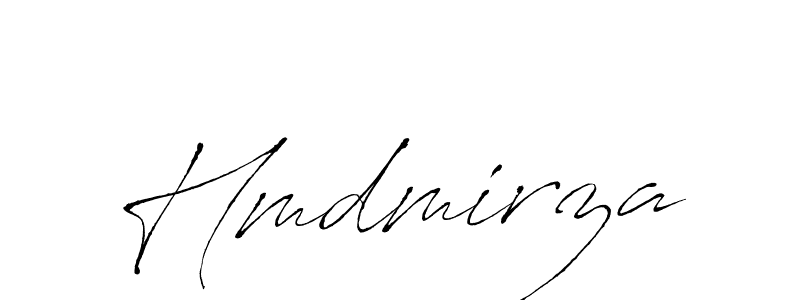 The best way (Antro_Vectra) to make a short signature is to pick only two or three words in your name. The name Hmdmirza include a total of six letters. For converting this name. Hmdmirza signature style 6 images and pictures png