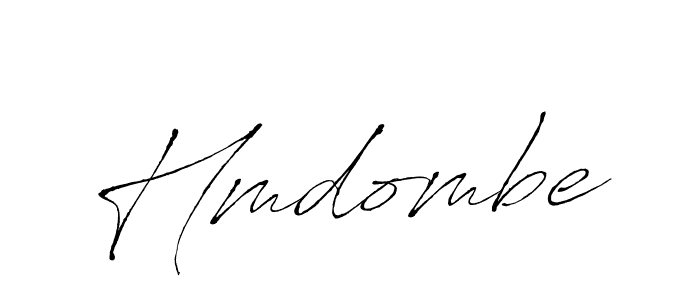 Create a beautiful signature design for name Hmdombe. With this signature (Antro_Vectra) fonts, you can make a handwritten signature for free. Hmdombe signature style 6 images and pictures png