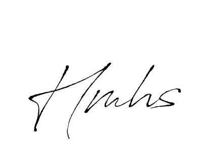 The best way (Antro_Vectra) to make a short signature is to pick only two or three words in your name. The name Hmhs include a total of six letters. For converting this name. Hmhs signature style 6 images and pictures png
