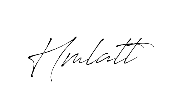 The best way (Antro_Vectra) to make a short signature is to pick only two or three words in your name. The name Hmlatt include a total of six letters. For converting this name. Hmlatt signature style 6 images and pictures png