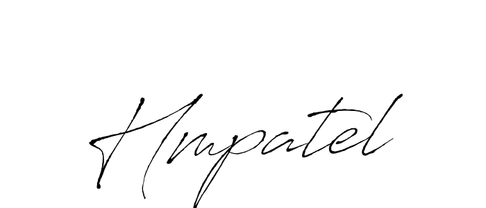 How to make Hmpatel signature? Antro_Vectra is a professional autograph style. Create handwritten signature for Hmpatel name. Hmpatel signature style 6 images and pictures png