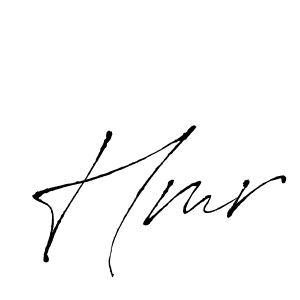Make a beautiful signature design for name Hmr. With this signature (Antro_Vectra) style, you can create a handwritten signature for free. Hmr signature style 6 images and pictures png