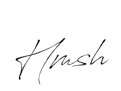 Similarly Antro_Vectra is the best handwritten signature design. Signature creator online .You can use it as an online autograph creator for name Hmsh. Hmsh signature style 6 images and pictures png