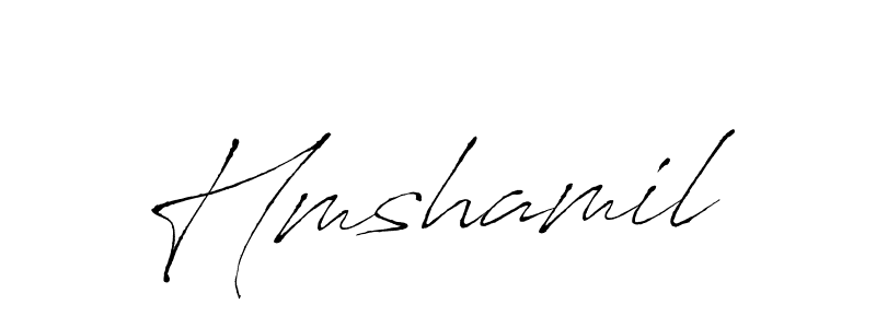 How to Draw Hmshamil signature style? Antro_Vectra is a latest design signature styles for name Hmshamil. Hmshamil signature style 6 images and pictures png