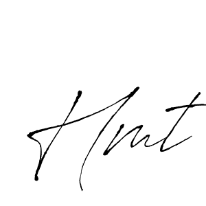 How to make Hmt signature? Antro_Vectra is a professional autograph style. Create handwritten signature for Hmt name. Hmt signature style 6 images and pictures png