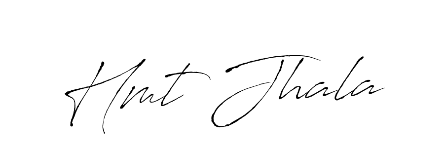 Also You can easily find your signature by using the search form. We will create Hmt Jhala name handwritten signature images for you free of cost using Antro_Vectra sign style. Hmt Jhala signature style 6 images and pictures png