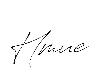 How to make Hmue signature? Antro_Vectra is a professional autograph style. Create handwritten signature for Hmue name. Hmue signature style 6 images and pictures png