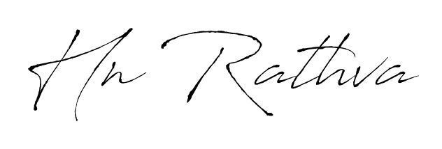 Explore multiple handwriting variations for Hn Rathva including this stunning Antro_Vectra design. Free to use across all platforms. Hn Rathva signature style 6 images and pictures png
