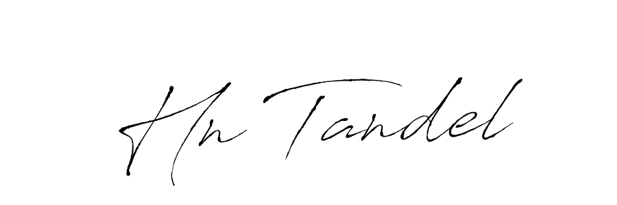 Also we have Hn Tandel name is the best signature style. Create professional handwritten signature collection using Antro_Vectra autograph style. Hn Tandel signature style 6 images and pictures png