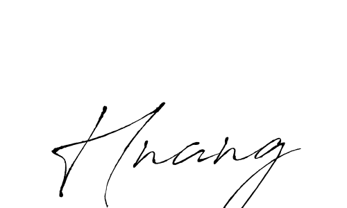 Create a beautiful signature design for name Hnang. With this signature (Antro_Vectra) fonts, you can make a handwritten signature for free. Hnang signature style 6 images and pictures png