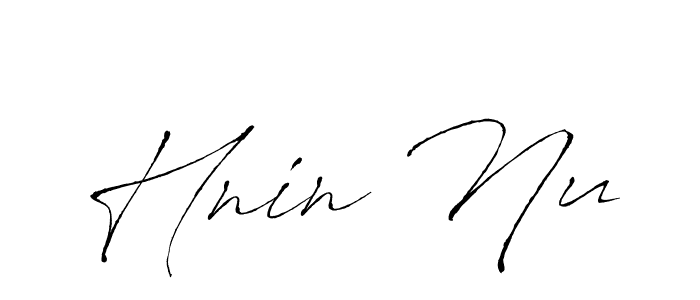 You can use this online signature creator to create a handwritten signature for the name Hnin Nu. This is the best online autograph maker. Hnin Nu signature style 6 images and pictures png