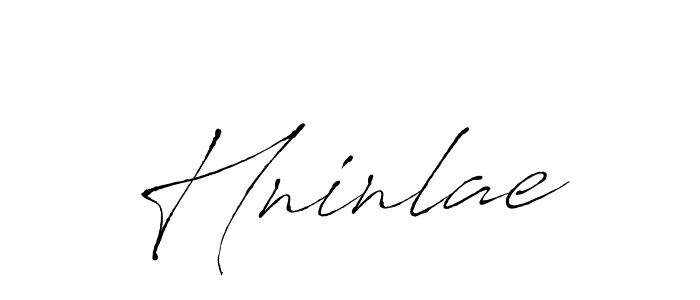 You should practise on your own different ways (Antro_Vectra) to write your name (Hninlae) in signature. don't let someone else do it for you. Hninlae signature style 6 images and pictures png