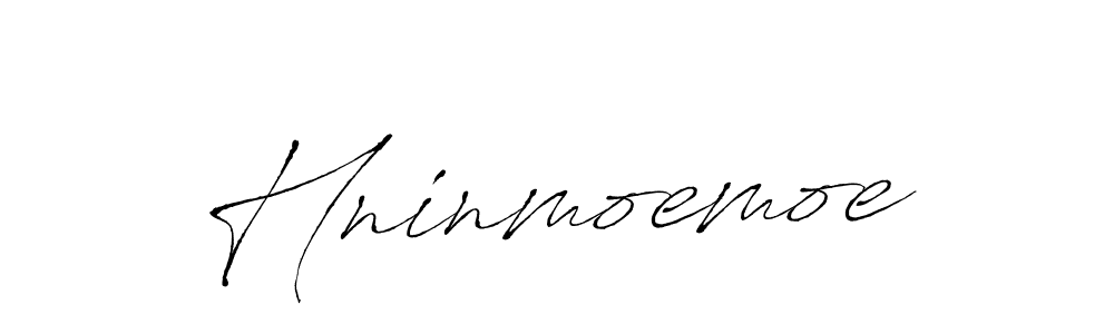 Design your own signature with our free online signature maker. With this signature software, you can create a handwritten (Antro_Vectra) signature for name Hninmoemoe. Hninmoemoe signature style 6 images and pictures png