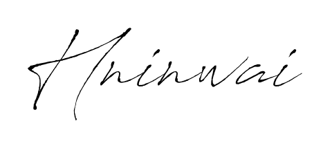 Design your own signature with our free online signature maker. With this signature software, you can create a handwritten (Antro_Vectra) signature for name Hninwai. Hninwai signature style 6 images and pictures png
