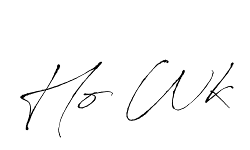 Similarly Antro_Vectra is the best handwritten signature design. Signature creator online .You can use it as an online autograph creator for name Ho Wk. Ho Wk signature style 6 images and pictures png