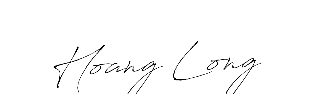 Create a beautiful signature design for name Hoang Long. With this signature (Antro_Vectra) fonts, you can make a handwritten signature for free. Hoang Long signature style 6 images and pictures png