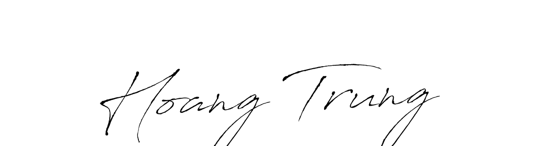 Once you've used our free online signature maker to create your best signature Antro_Vectra style, it's time to enjoy all of the benefits that Hoang Trung name signing documents. Hoang Trung signature style 6 images and pictures png