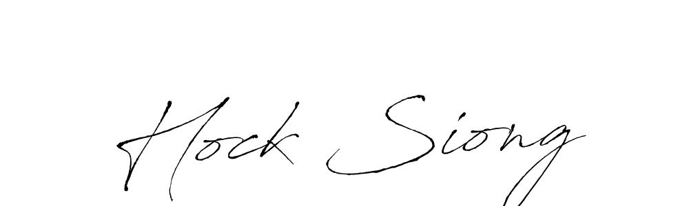 Also we have Hock Siong name is the best signature style. Create professional handwritten signature collection using Antro_Vectra autograph style. Hock Siong signature style 6 images and pictures png