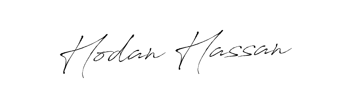 How to make Hodan Hassan name signature. Use Antro_Vectra style for creating short signs online. This is the latest handwritten sign. Hodan Hassan signature style 6 images and pictures png