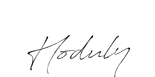 Antro_Vectra is a professional signature style that is perfect for those who want to add a touch of class to their signature. It is also a great choice for those who want to make their signature more unique. Get Hoduly name to fancy signature for free. Hoduly signature style 6 images and pictures png