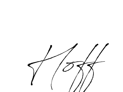 How to make Hoff signature? Antro_Vectra is a professional autograph style. Create handwritten signature for Hoff name. Hoff signature style 6 images and pictures png