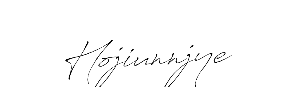 Also we have Hojiunnjye name is the best signature style. Create professional handwritten signature collection using Antro_Vectra autograph style. Hojiunnjye signature style 6 images and pictures png