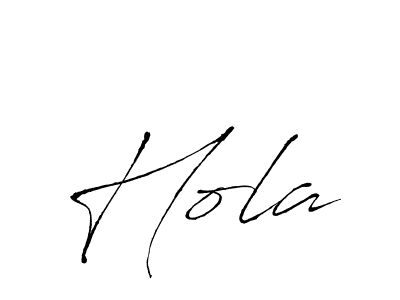 You should practise on your own different ways (Antro_Vectra) to write your name (Hola) in signature. don't let someone else do it for you. Hola signature style 6 images and pictures png