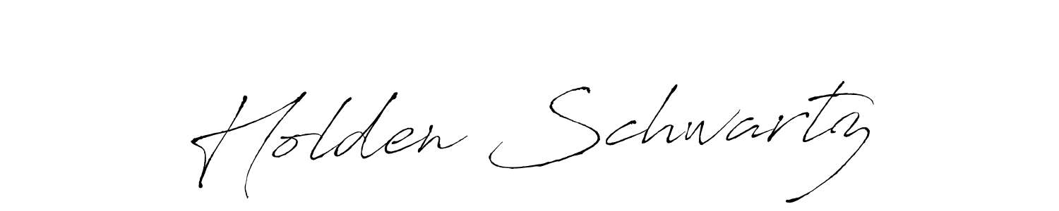 Make a beautiful signature design for name Holden Schwartz. With this signature (Antro_Vectra) style, you can create a handwritten signature for free. Holden Schwartz signature style 6 images and pictures png