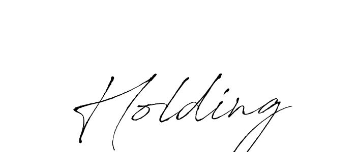 How to make Holding signature? Antro_Vectra is a professional autograph style. Create handwritten signature for Holding name. Holding signature style 6 images and pictures png