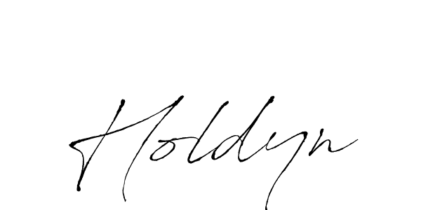 Holdyn stylish signature style. Best Handwritten Sign (Antro_Vectra) for my name. Handwritten Signature Collection Ideas for my name Holdyn. Holdyn signature style 6 images and pictures png