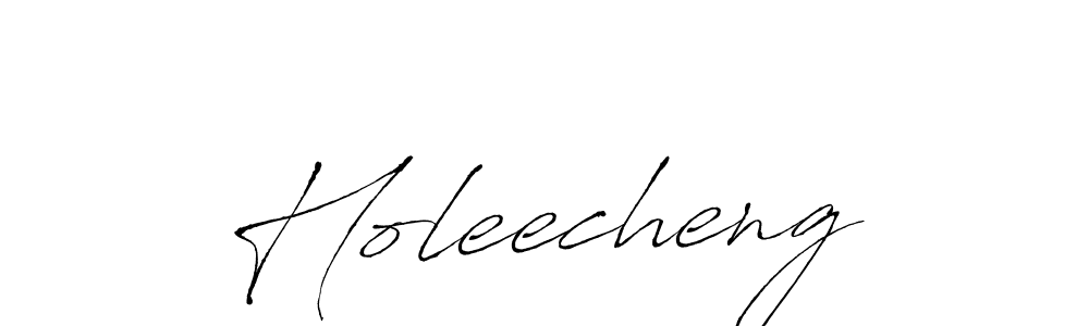 The best way (Antro_Vectra) to make a short signature is to pick only two or three words in your name. The name Holeecheng include a total of six letters. For converting this name. Holeecheng signature style 6 images and pictures png