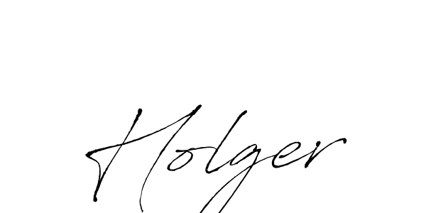 Create a beautiful signature design for name Holger. With this signature (Antro_Vectra) fonts, you can make a handwritten signature for free. Holger signature style 6 images and pictures png