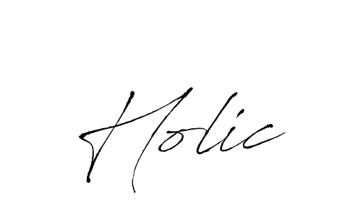 Similarly Antro_Vectra is the best handwritten signature design. Signature creator online .You can use it as an online autograph creator for name Holic. Holic signature style 6 images and pictures png