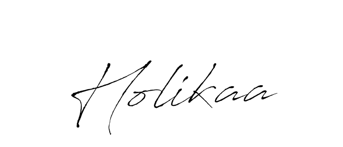 How to make Holikaa name signature. Use Antro_Vectra style for creating short signs online. This is the latest handwritten sign. Holikaa signature style 6 images and pictures png